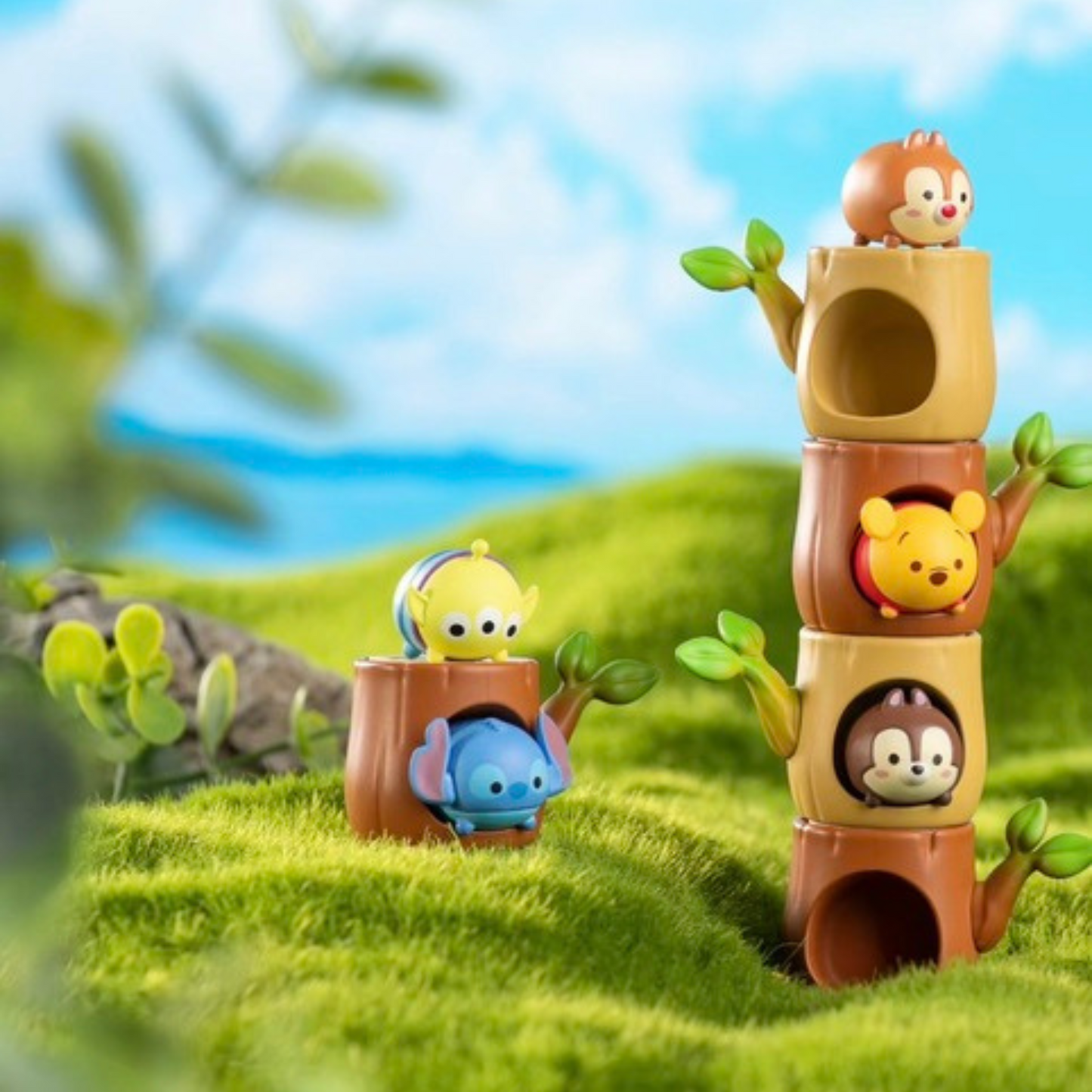 Top Toy Disney Tsum Tsum Tree Log Mini Beans Blind Bag (2 in 1 + 1 Log)