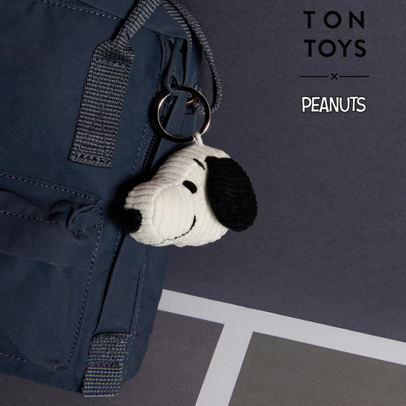 PEANUTS SNOOPY ECO BEAR Teddy Cream Keychain - 2"