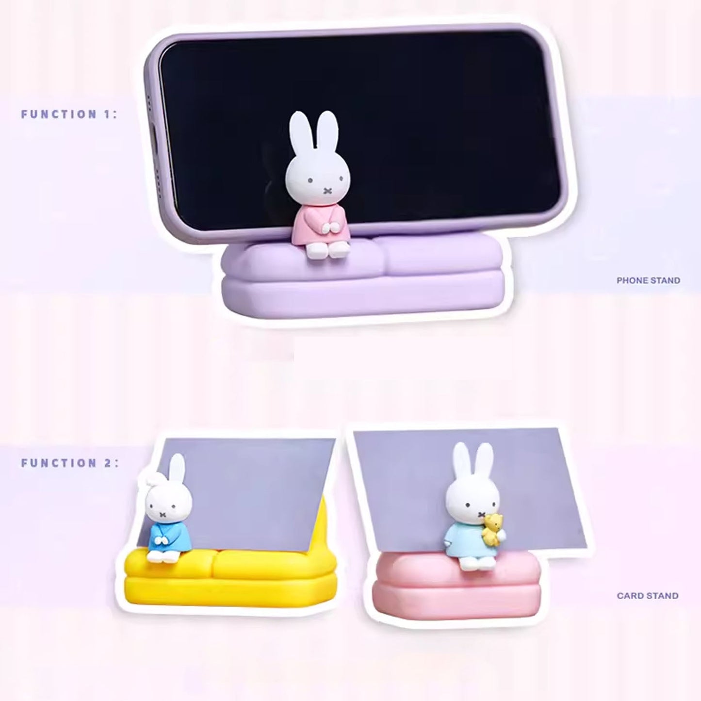 Miffy Sofa Series Phone Stand Blind Box Figure