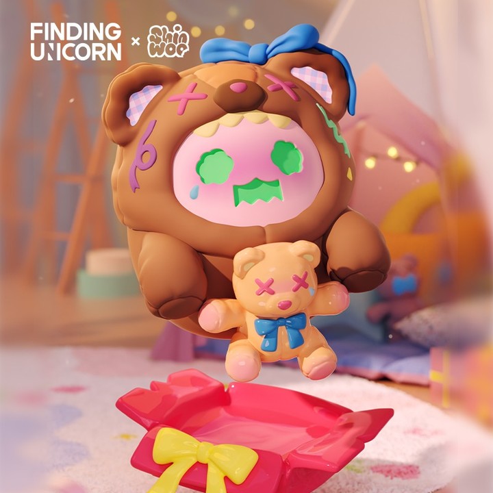 F.UN ShinWoo 150% Baby Ghost Bear Blind Figure