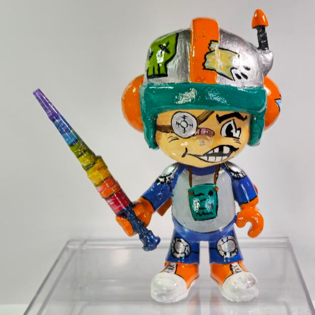 Manny Cartoon & sujiness- "Backyard Space Knight"