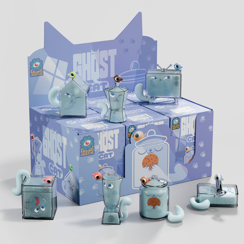Kaleidos Creative Ghost Cat Blind Box