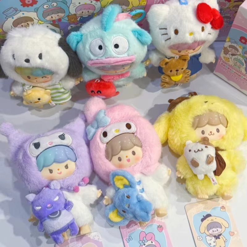 【Limited】Finding Unicorn Zzoton x Sanrio Love League Buddies Series Plush Blind Box