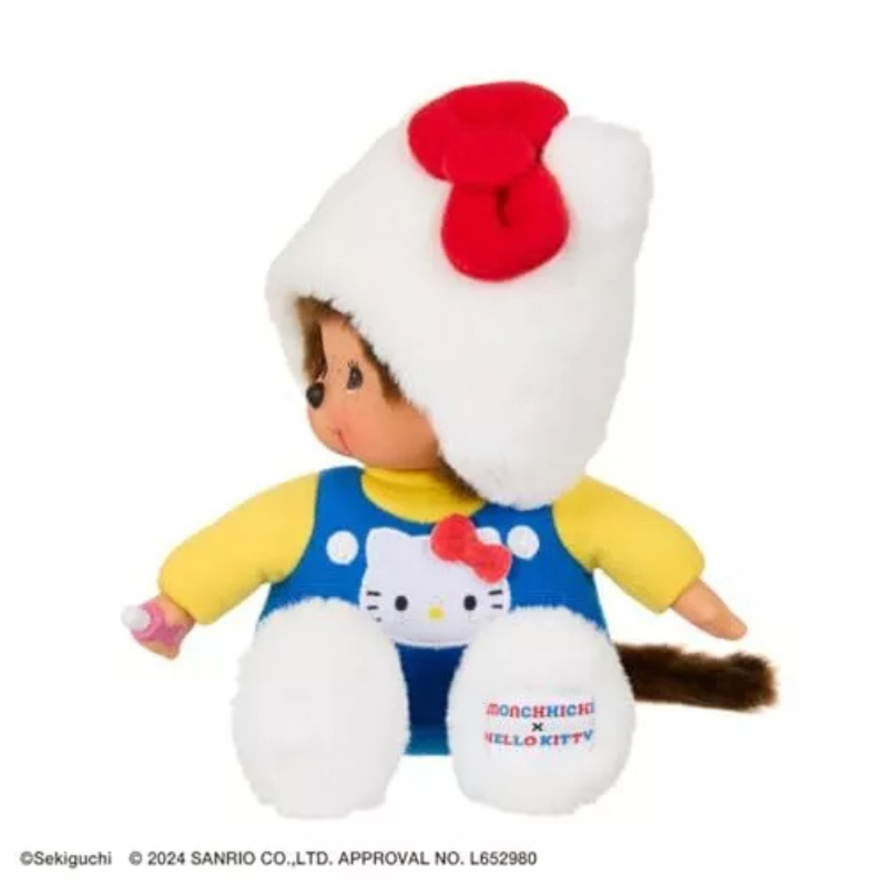 Hello Kitty x Monchhichi S Plush