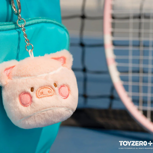 LuLu the Piggy Tennis Series - Plush Keychain (Tennis Ver.)