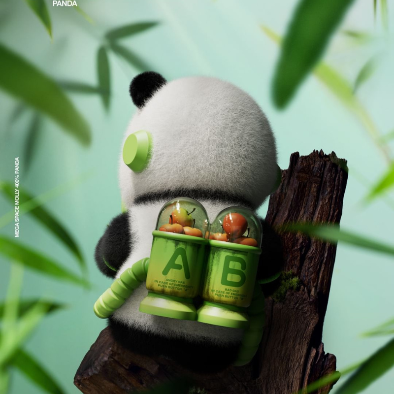 【NEW】POP MART MEGA SPACE MOLLY 400% PANDA
