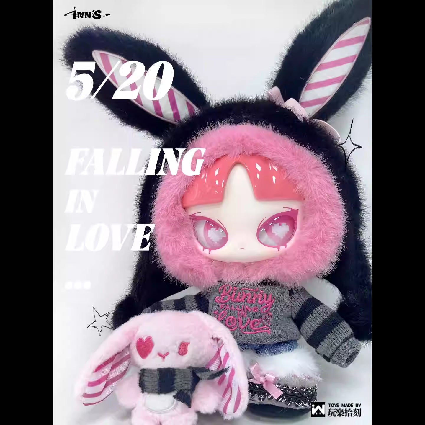 INN'S Bunny Falling in LOVE Limited Plush