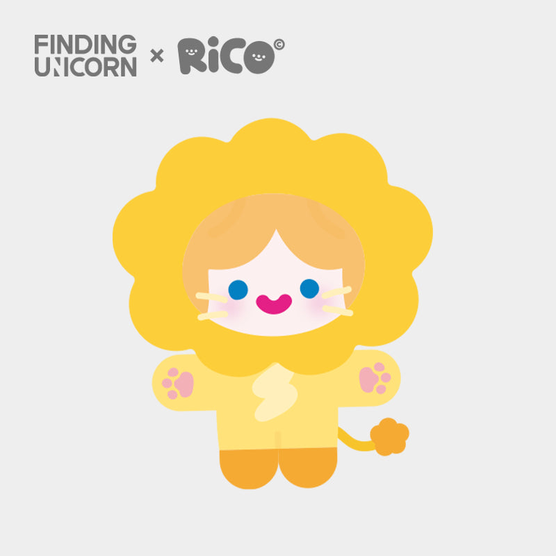 【New】FINDING UNICORN CELL RiCO Happy Fluffy Series Plush Blind Box