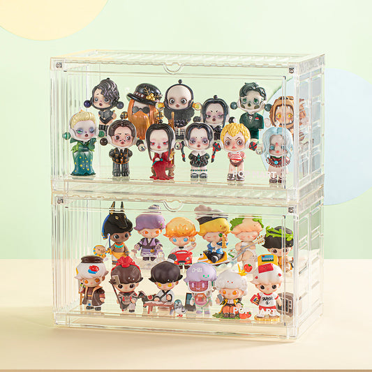 POP MART Self-Assembly Display Box Container - Transparent
