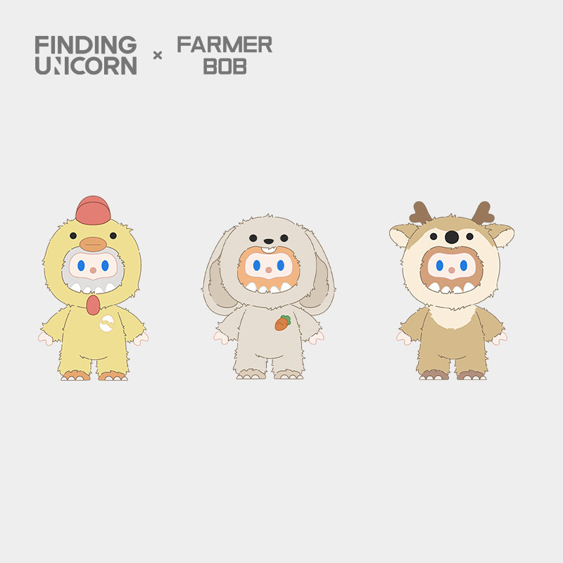 F.UN X Farmer Bob: ANI-MONSTER Series Plush Blind Box