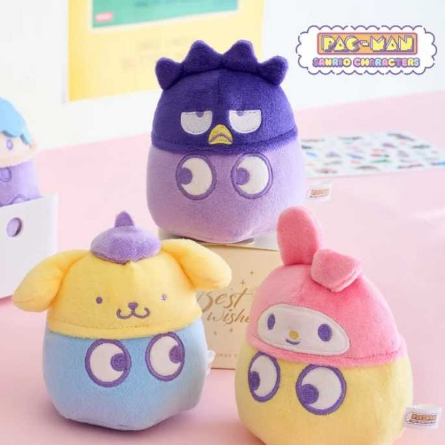 Sanrio Pac-Man Plush Series Blind Box Random Styles