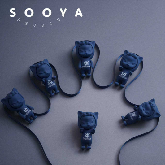 Sooya Studio Sixth Anniversary Cat Ban Hanging Card