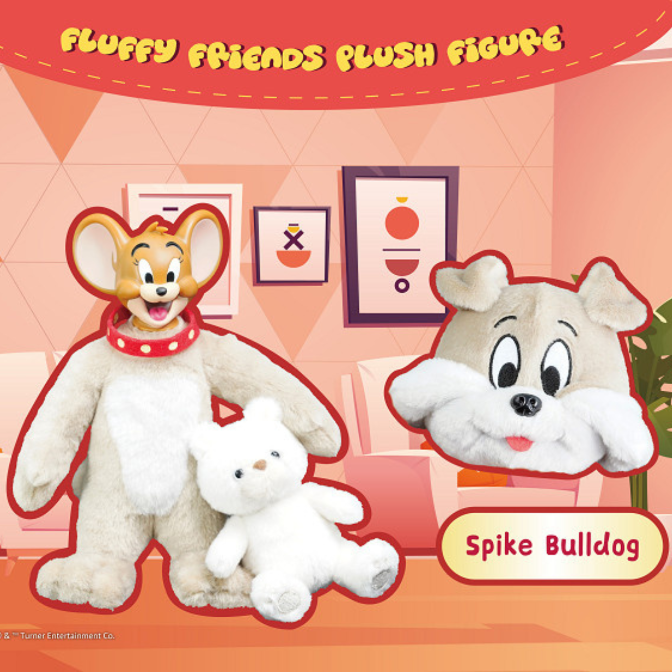 Soap Studio Tom and Jerry Fluffy Friends Plush Figure Blind Box