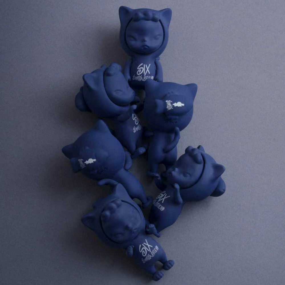 【Mini】Sooya Studio Sixth Anniversary Cat Ban Hanging Card