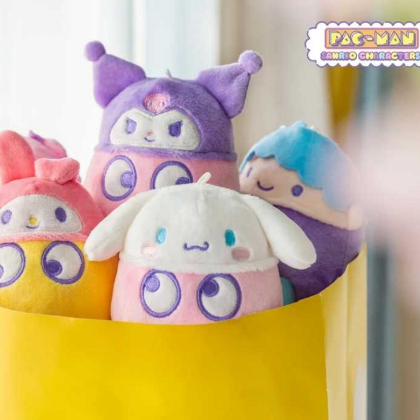 Sanrio Pac-Man Plush Series Blind Box Random Styles