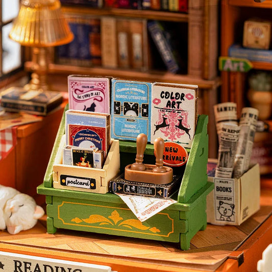 Rolife The Muse Bookshop DIY Miniature House