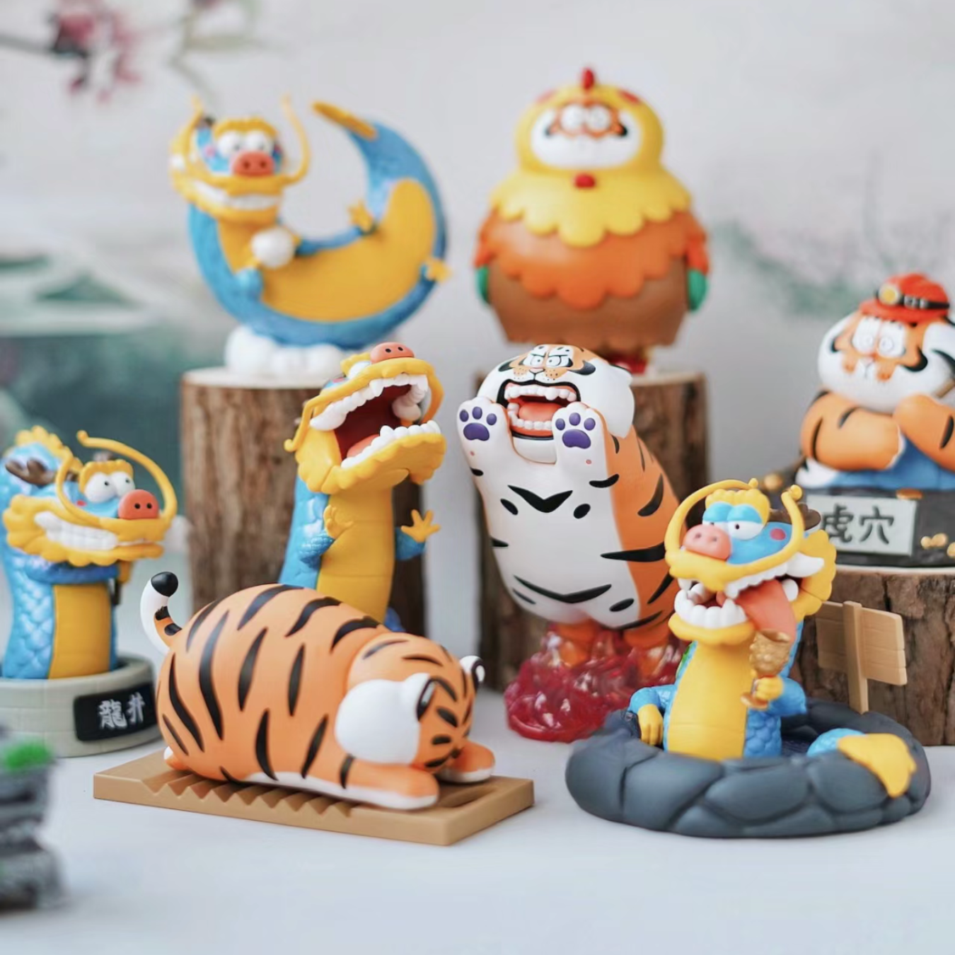 Fat Tiger Pang Hu Soaring Dragon Leaping Tiger Series Blind Box