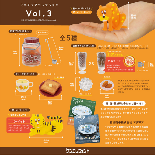 Kenelephant Adelia Retro Miniature Collection Vol.3