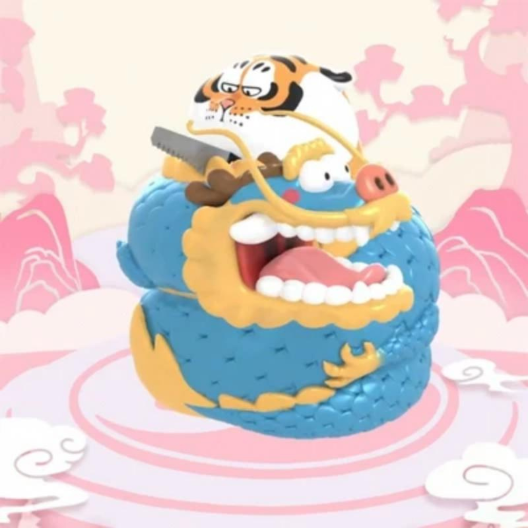 Fat Tiger Pang Hu Soaring Dragon Leaping Tiger Series Blind Box