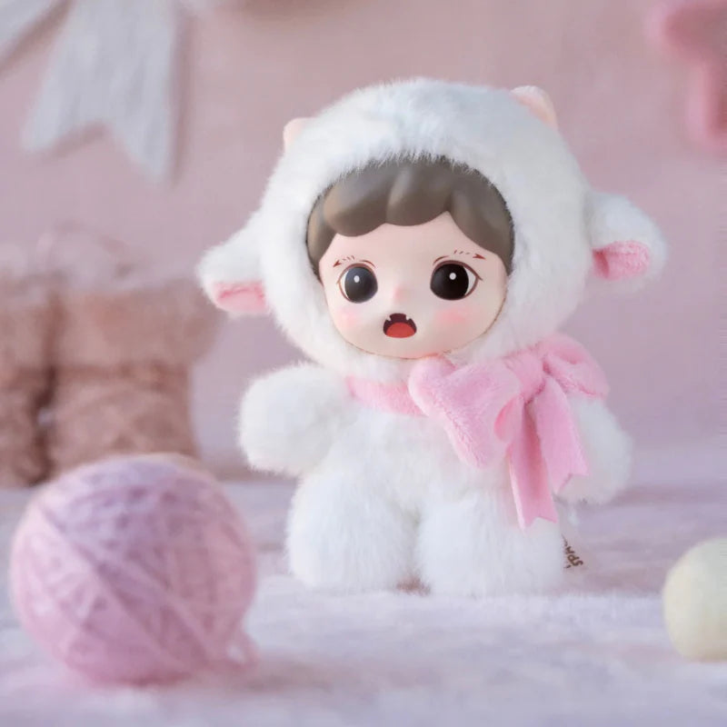 【Open Box】TNT SPACE Zoraa Fluffy Cabin Series Vinyl Plush - Milky Sheep