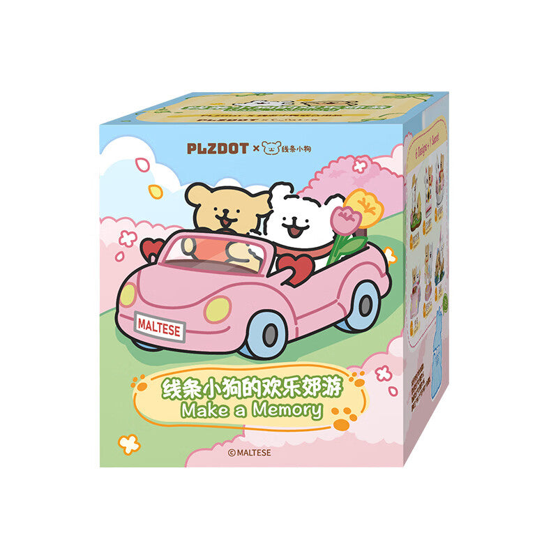 PLZDOT Maltese Happy Outing Series Blind Box