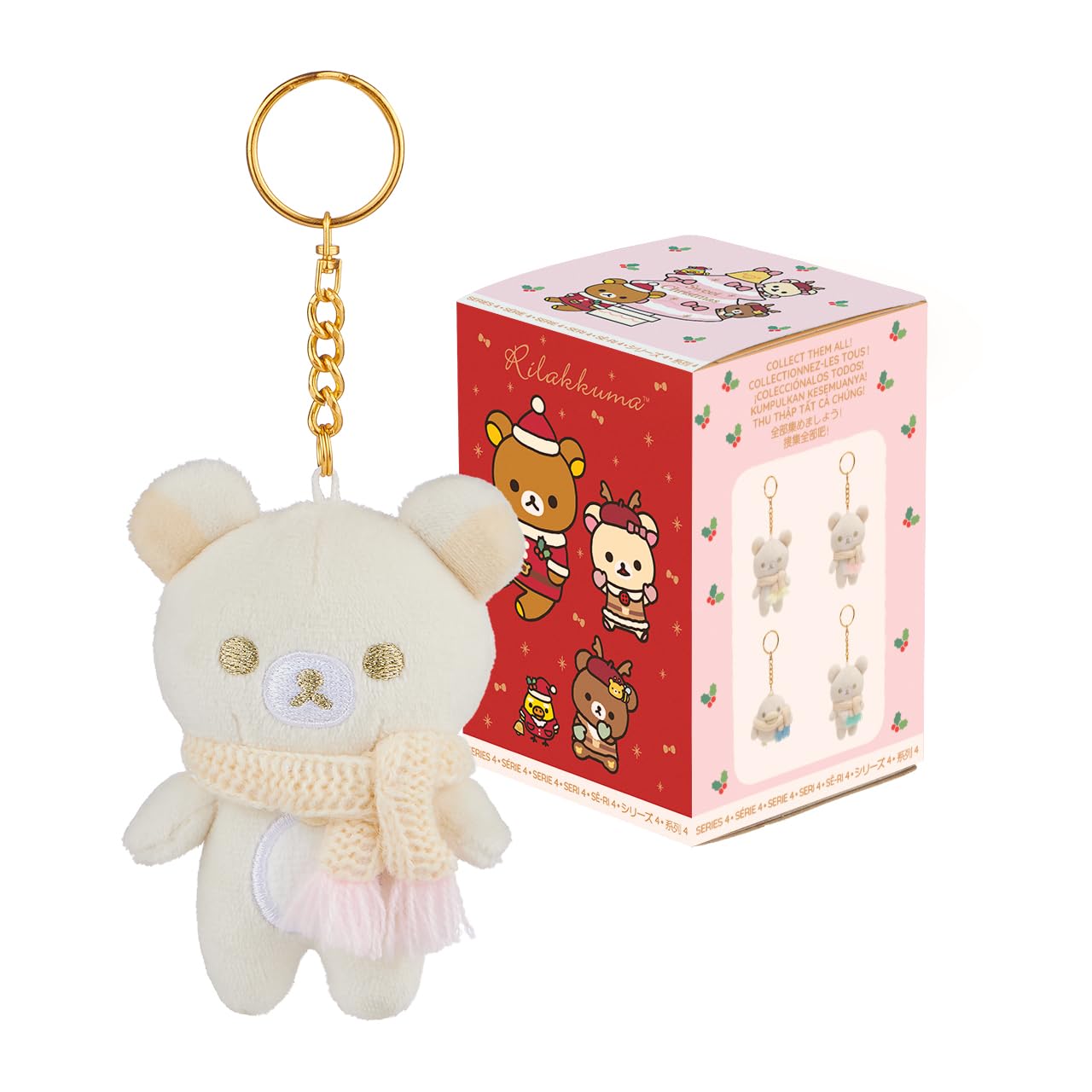 San-X Rilakkuma Holiday Winter Wonderland Series Keychain Blind Box