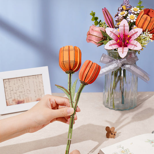 ROWOOD Orange Tulip Wood Kit