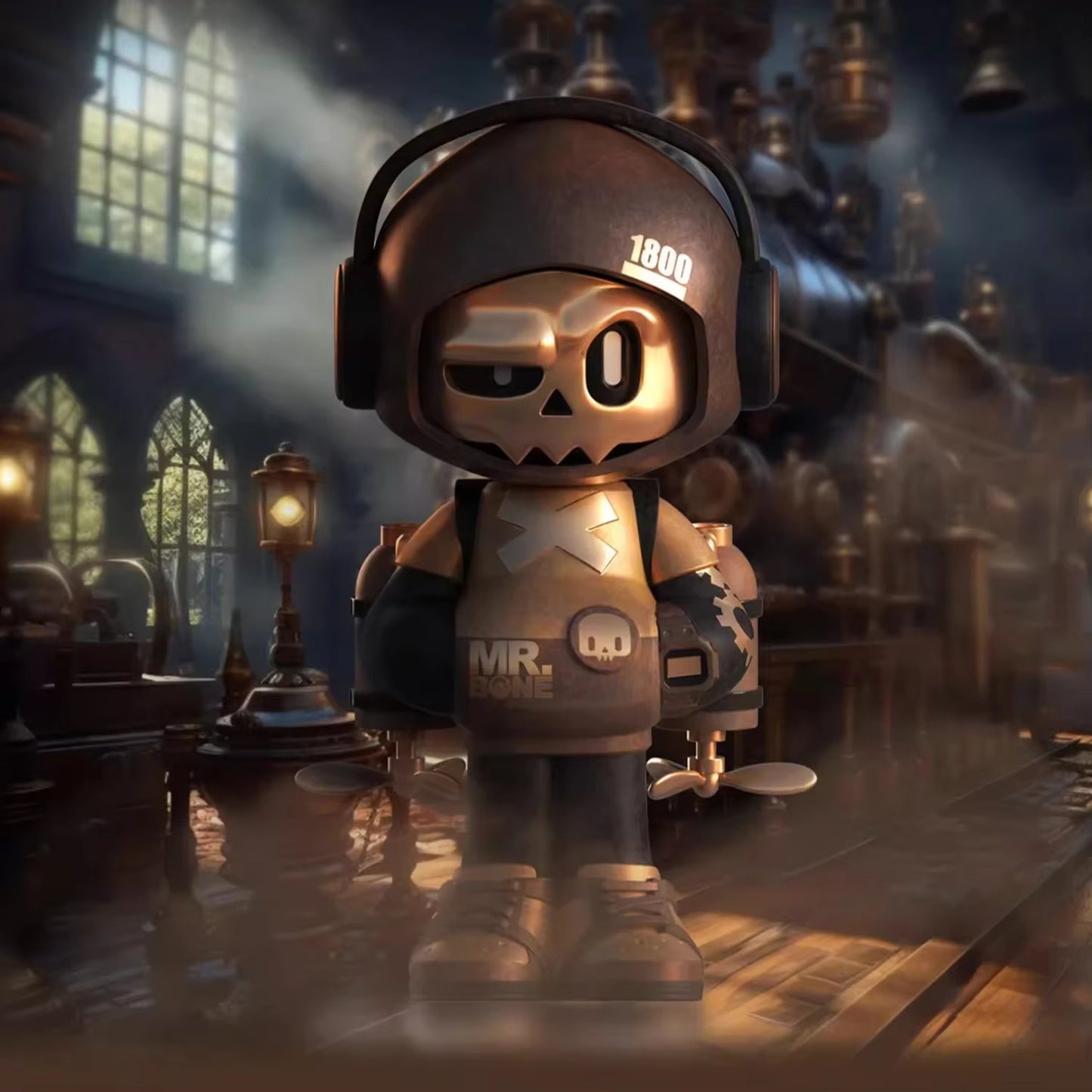 Mr. Bone Mini 2.0 A Journey Through Time Series Blind Box