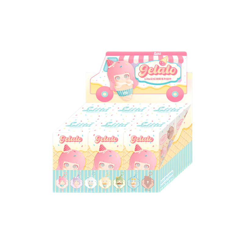 TNTSPACE Liita Rainbow Cone Series Plush Keychain