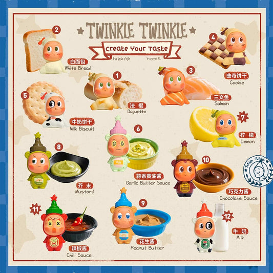 POP MART Twinkle Twinkle Create Your Taste Series Figures