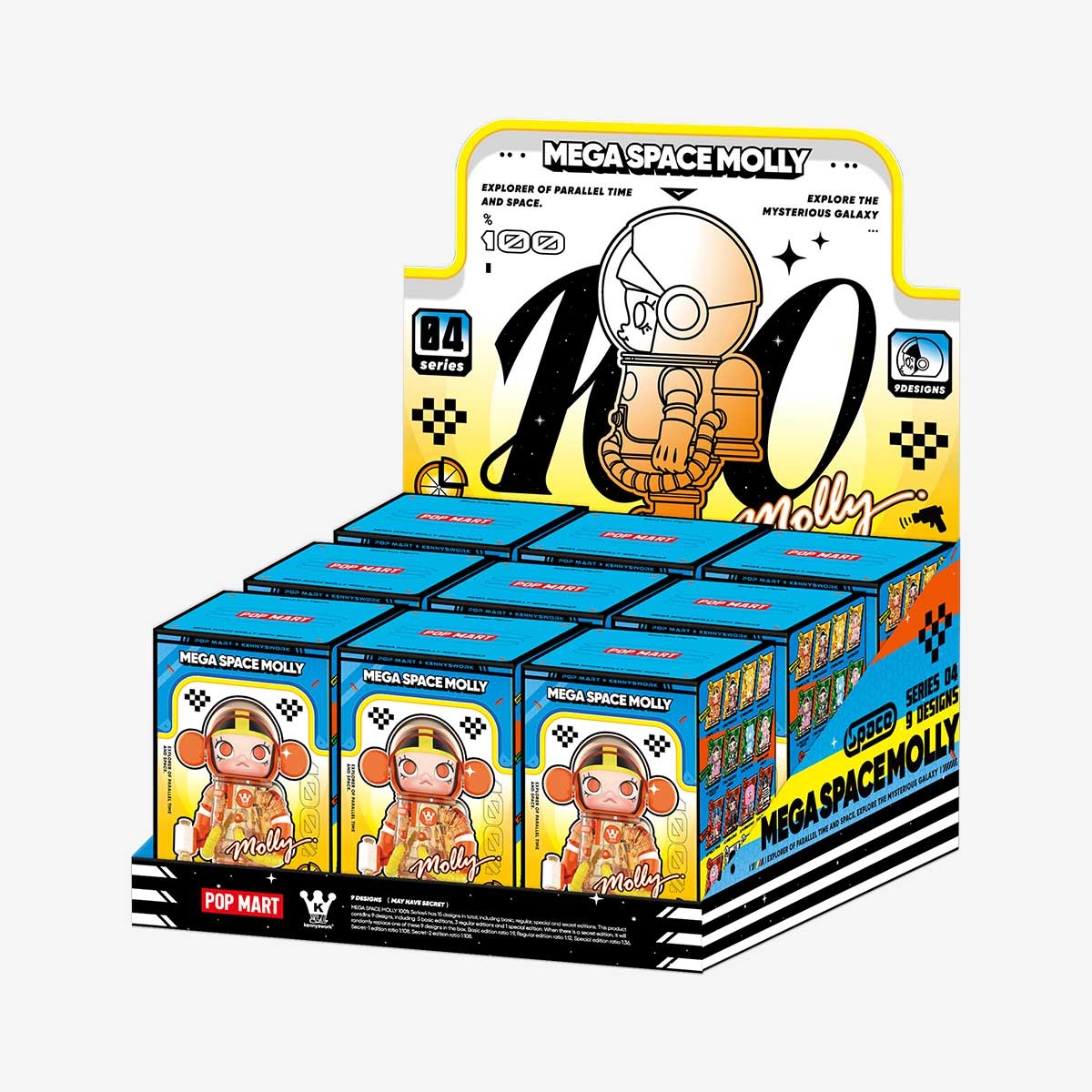 POP MART MEGA SPACE MOLLY 100% Series 4 Blind Box