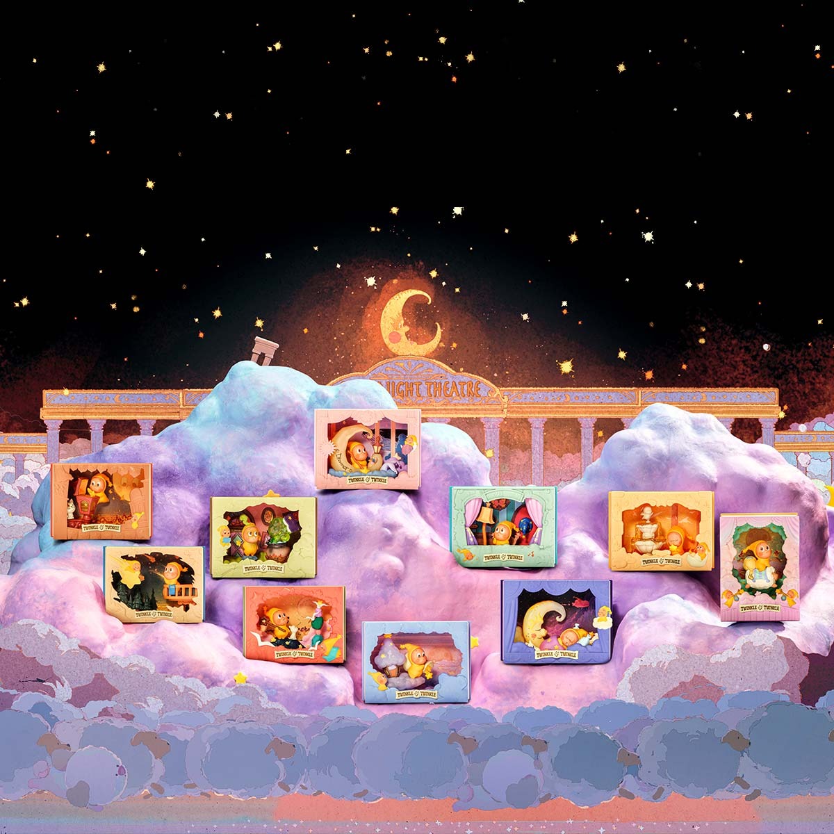 POP MART Twinkle Twinkle Light Up Series Scene Sets