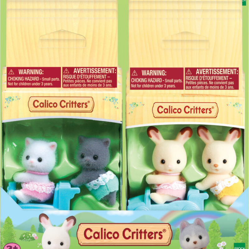 Calico Critters Twins Assortment (Cat, Husky Rabbit) – Kouhigh Toys