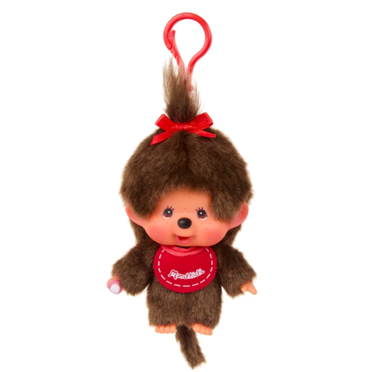 Monchhichi Classic Big Head Girl Keychain