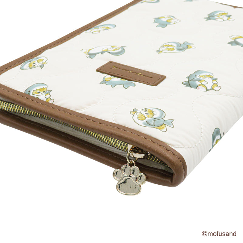 Mofusand: File Binder Quilted (Shark_White)
