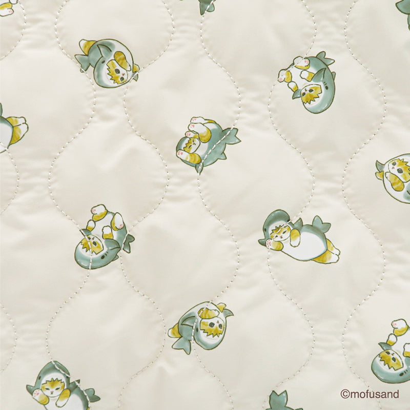 Mofusand: File Binder Quilted (Shark_White)