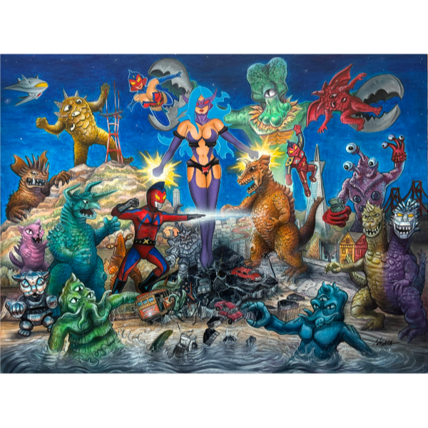 Max Toy Co 20th Anniversary - "Max Toy World" Painting