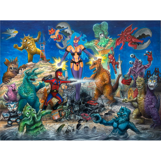 Max Toy Co 20th Anniversary - "Max Toy World" Painting