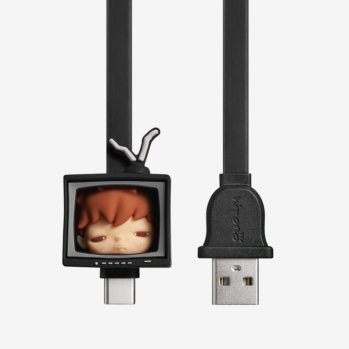 【New】Pop Mart HIRONO Mime Series Cable Blind Box (Type C-USB)