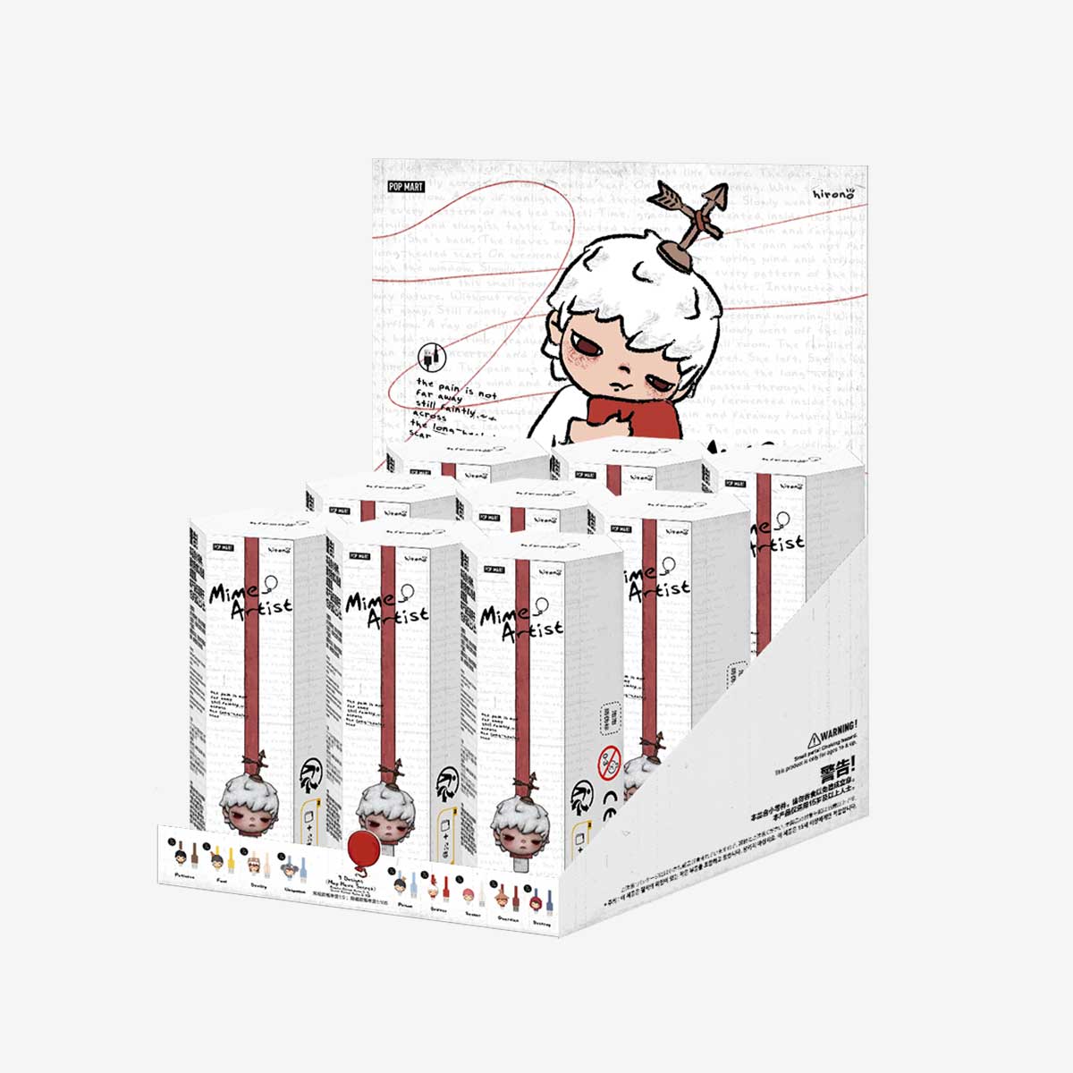 【New】Pop Mart HIRONO Mime Series Cable Blind Box (Type C-USB)