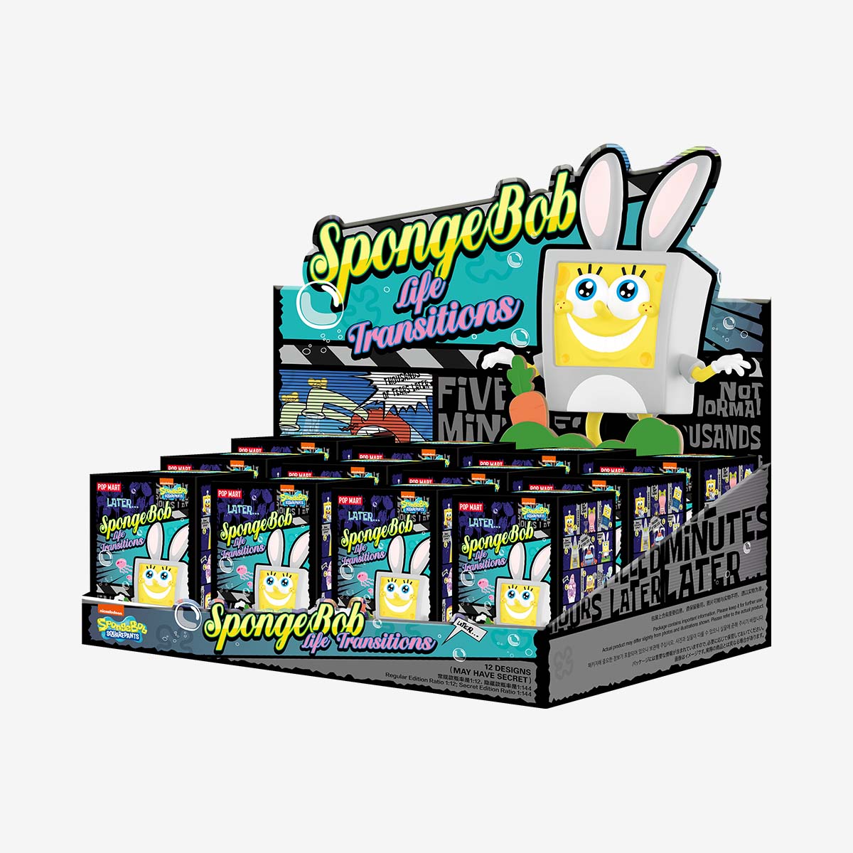 【New】SpongeBob Life Transitions Series Blind Box Random Style