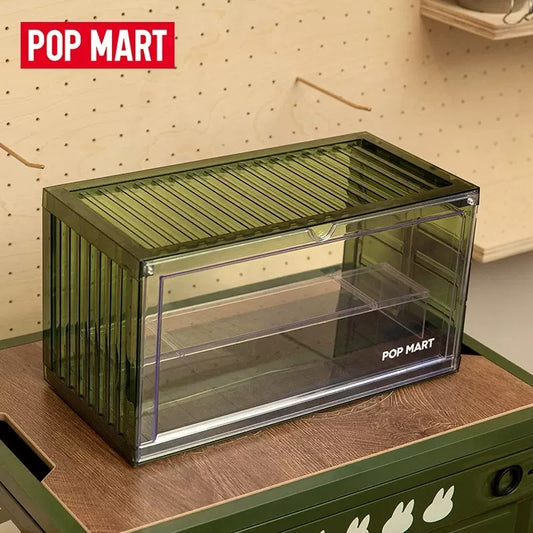 Pop Mart Assembled Display Box: Transparent Green