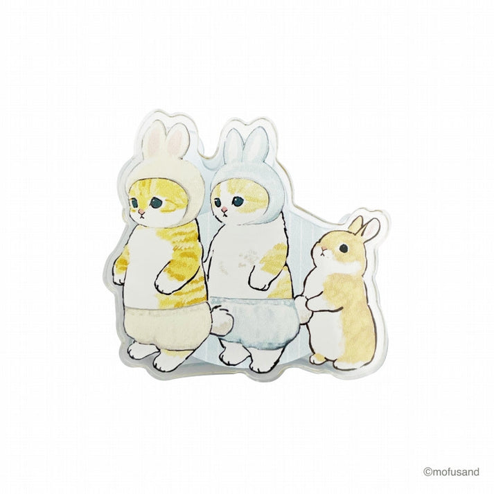 Mofusand: Acrylic Die Cut Rabbit Clip – Kouhigh Toys