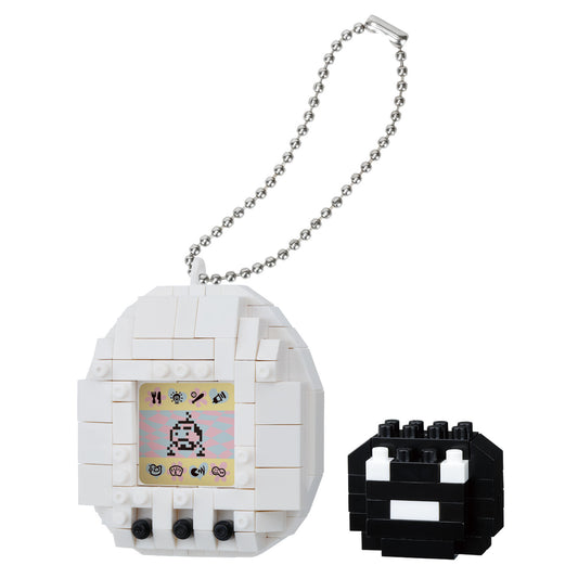 Nanoblock First Generation Tamagotchi Building Kit (White)