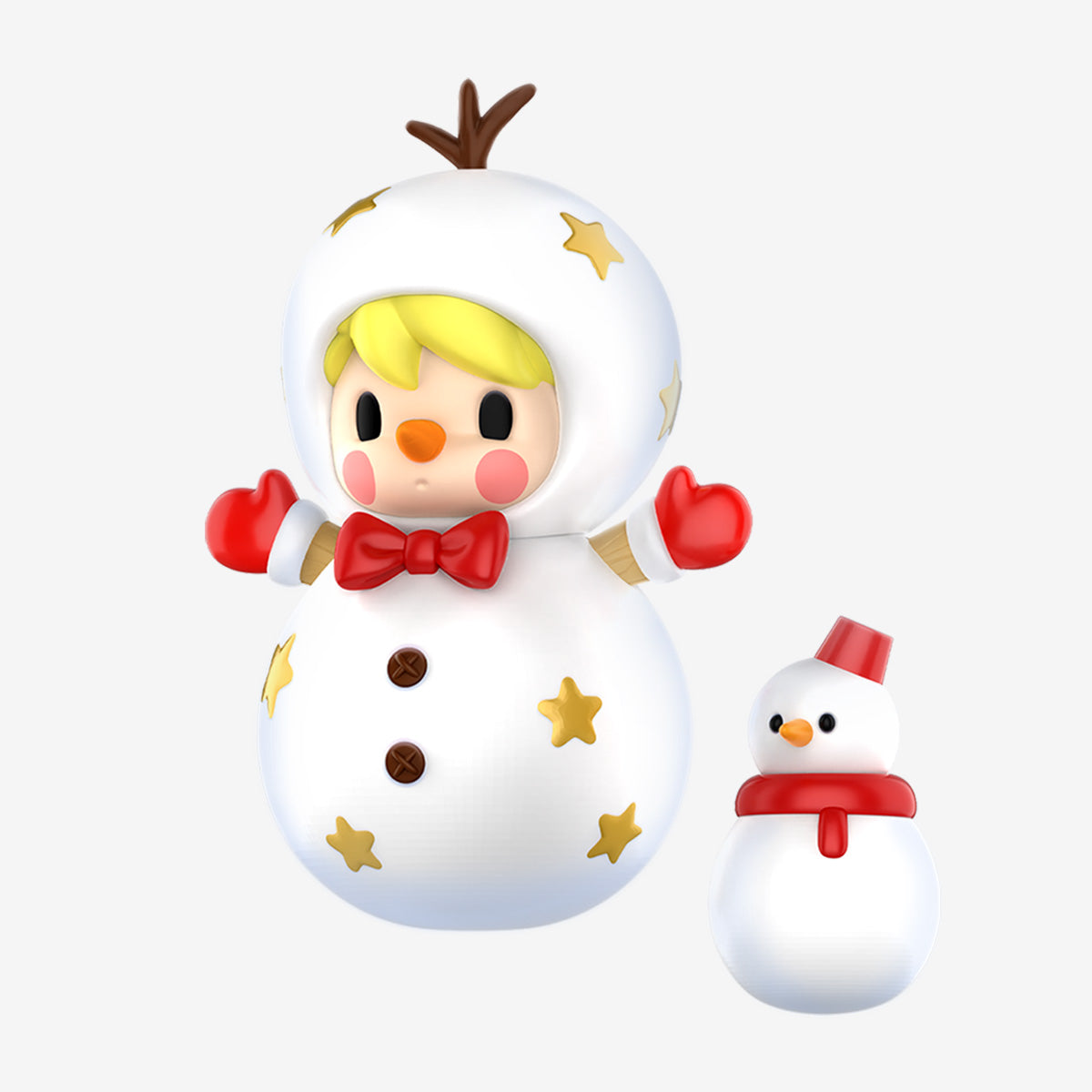 【New】Sweet Bean Snowman Figure