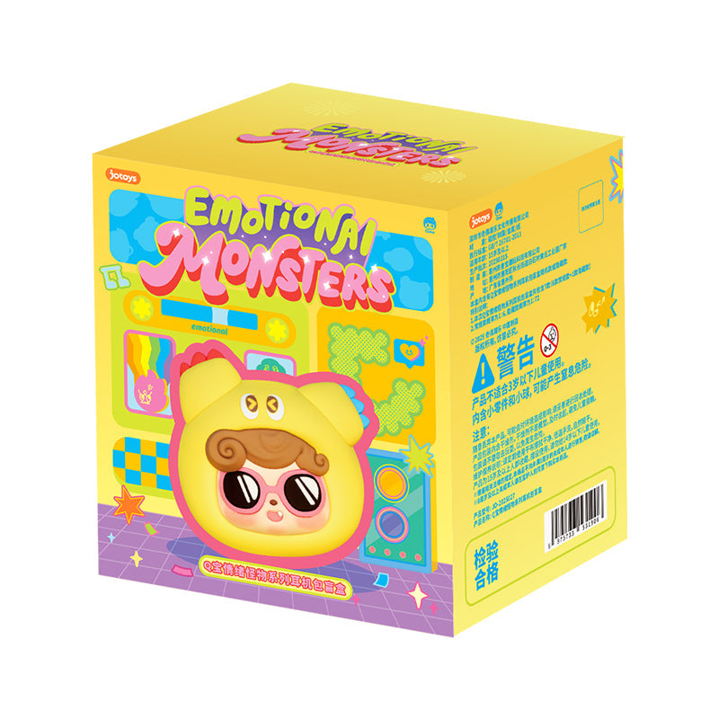 Jotoys Q KID Emotional Monsters Series Earphone bag Blind Box Single Box