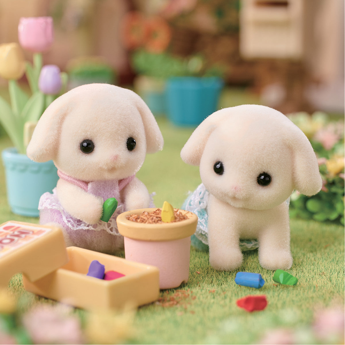 Calico Critters Flora Rabbit Twins