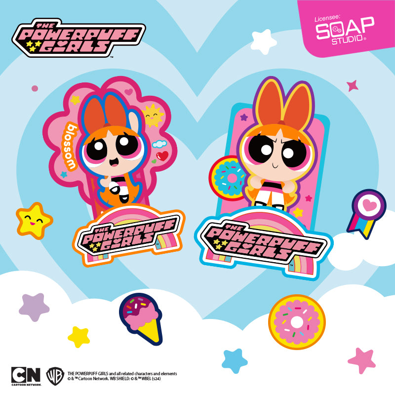 【NEW】Soap Studio The Powerpuff Girls Standing Magnetic Badge Blind Box