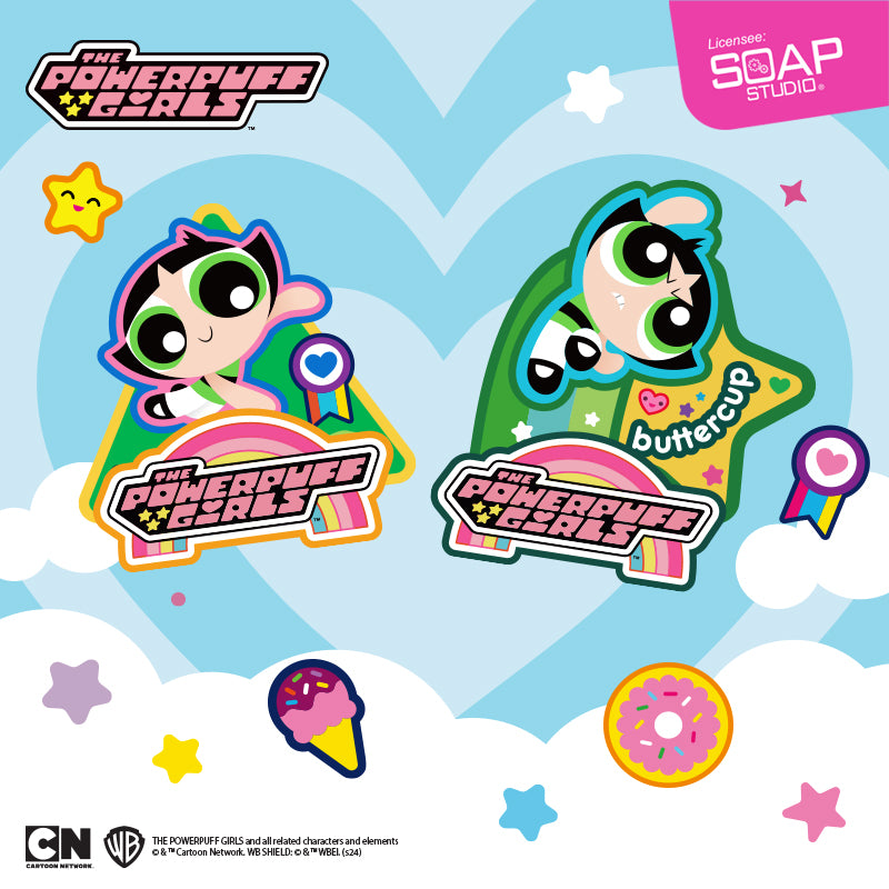 【NEW】Soap Studio The Powerpuff Girls Standing Magnetic Badge Blind Box