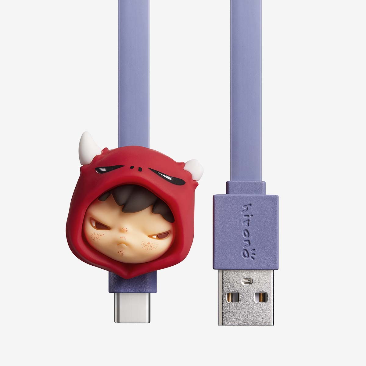 【New】Pop Mart HIRONO Mime Series Cable Blind Box (Type C-USB)